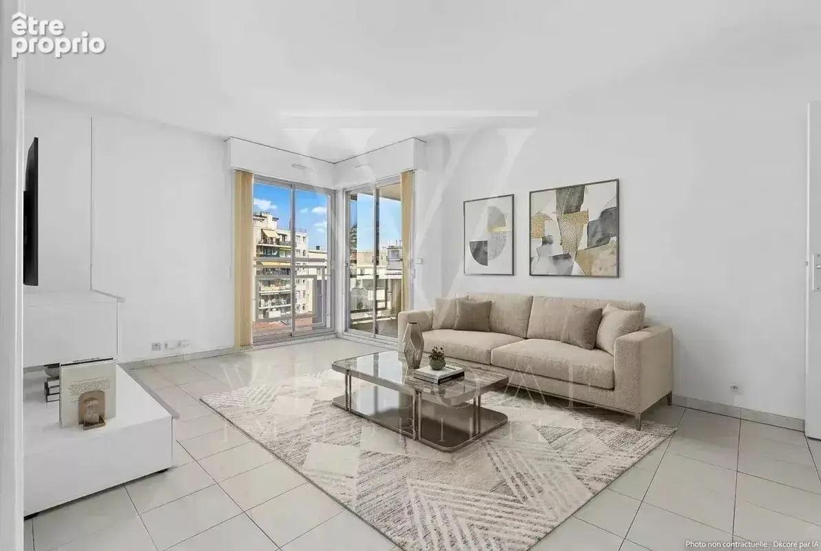 Cannes – 3 pièces au calme absolu avec terrasses  Fort potentiel locatif - photo 3