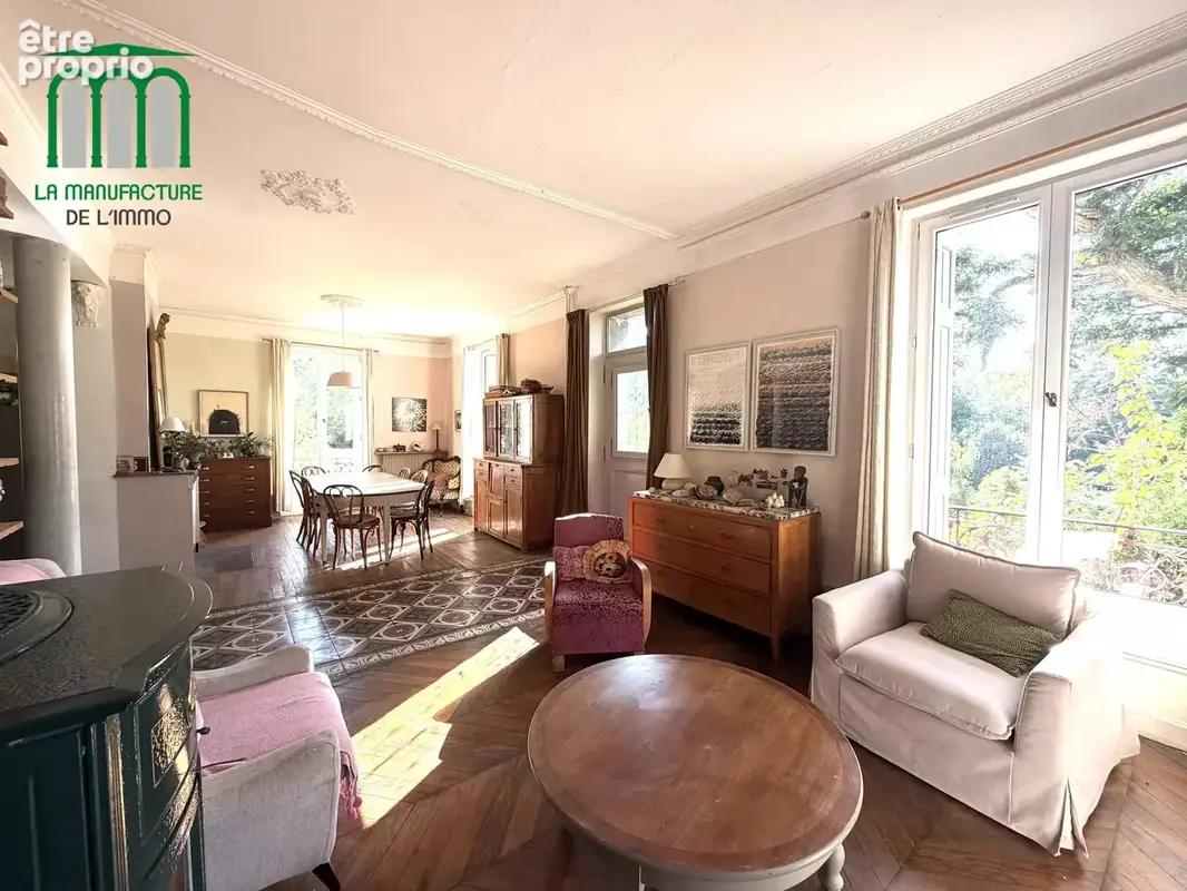 Maison bourgeoise de 1906 - 297.93 m² habitables - parcelle de terrain de 2480 m²- secteur Cotatay / La Pouratt'e - photo 3