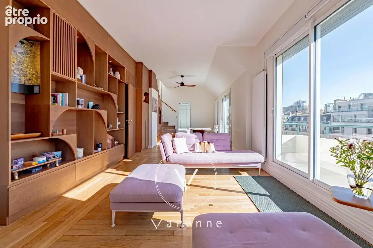 EXCLUSIVITE - Appartement à vendre 76m2 carrez avec terrasse 30m2 vue sur tout Paris - photo 2