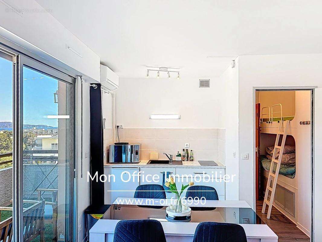 Référence : 6990-les. - studio cabine vue mer rénové à vendre à cavalaire sur mer - photo 7