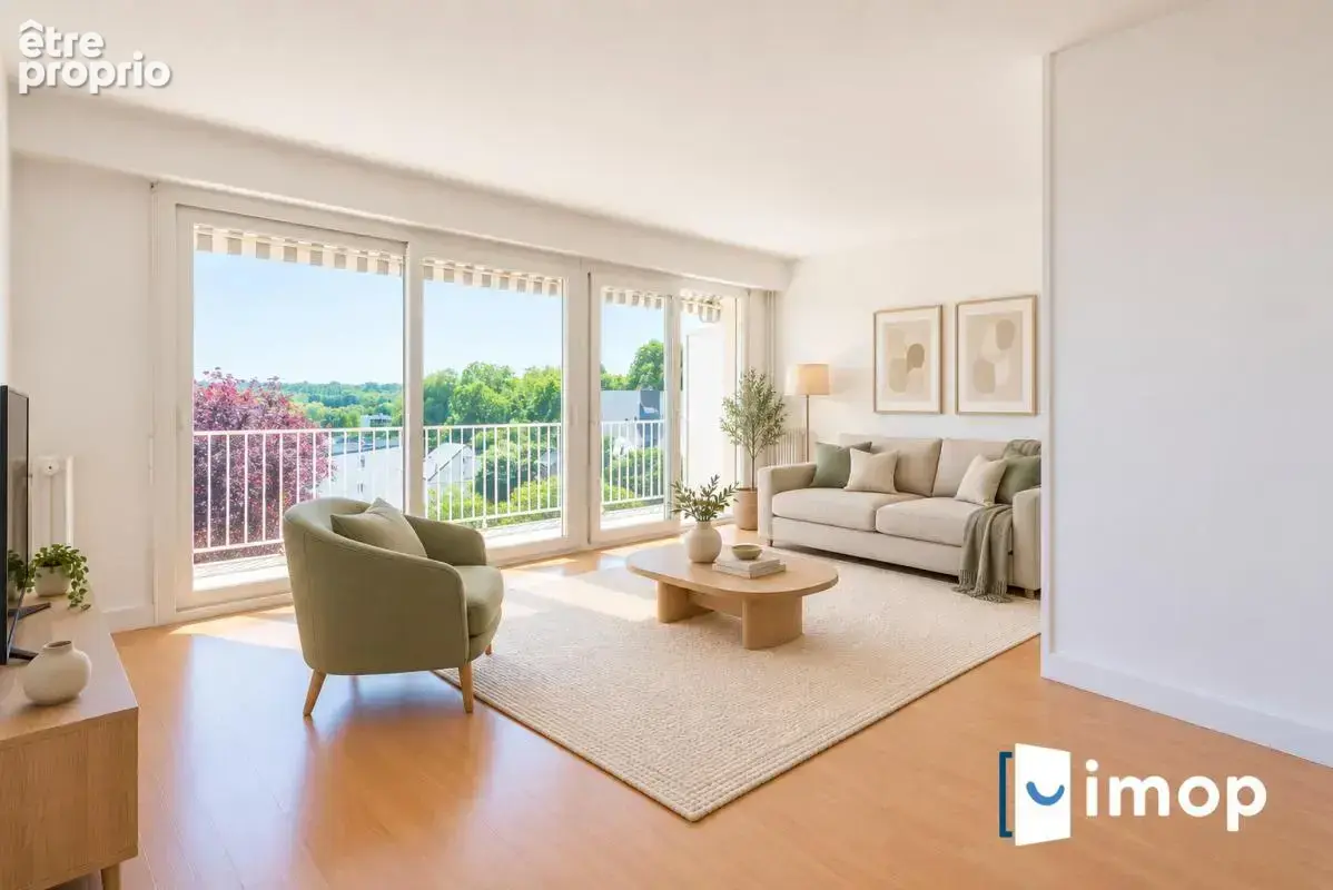 Saint-Cloud, quartier Le Panorama : spacieux 5 pièces traversant avec balcon et parking - photo 2