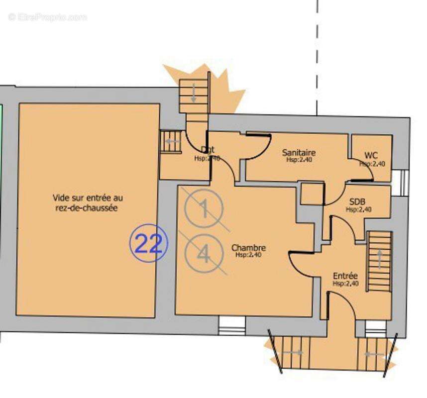 Appartement à FESCHES-LE-CHATEL