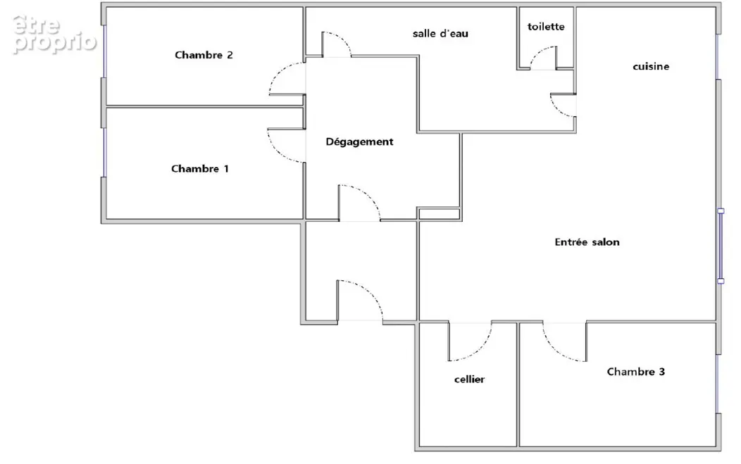 Appartement Bois d'Arcy 4 pièces 80,70 m2 + 2 caves + 1 parking extérieur - photo 17
