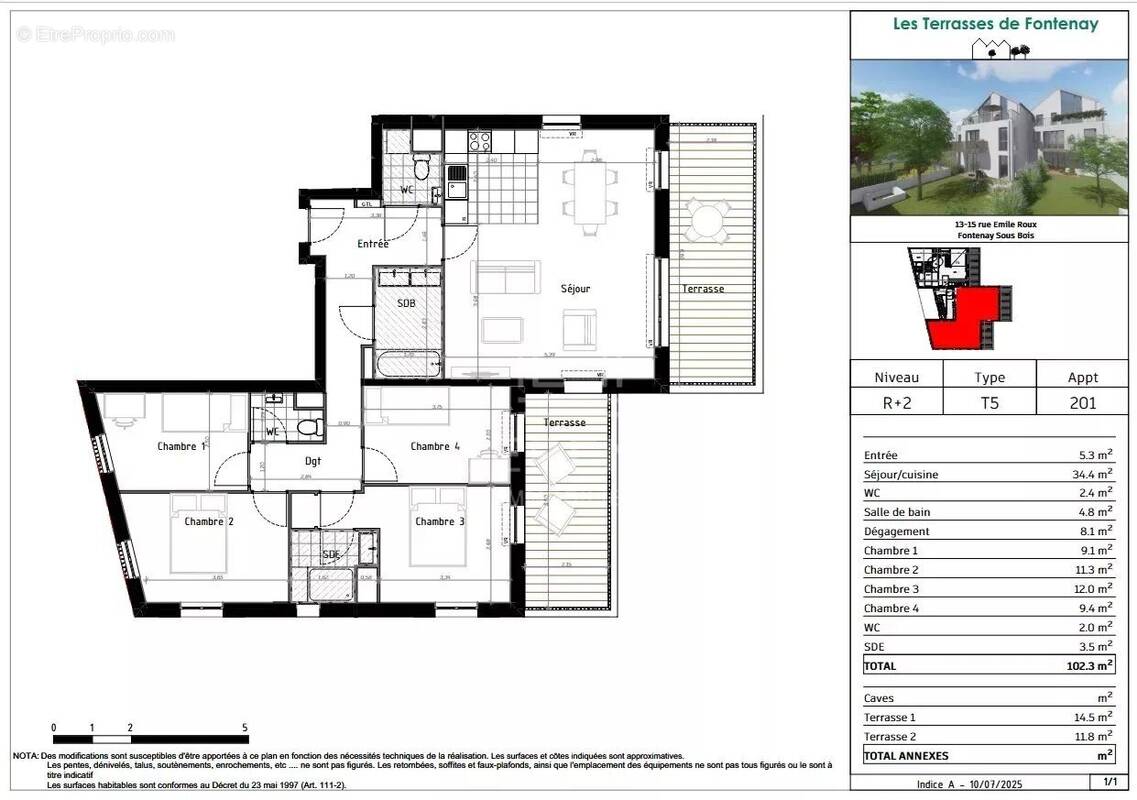 Appartement à FONTENAY-SOUS-BOIS