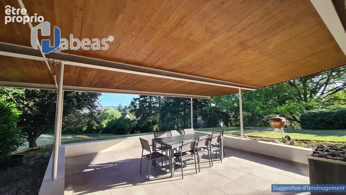 À 45 min de Lyon – Maison d’architecte unique de 330m², 6 chambres, avec piscine 10x5 au cœur de 5 800 m² de parc arboré - photo 5