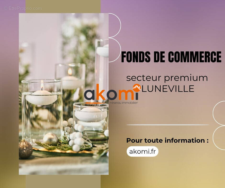 Commerce à LUNEVILLE