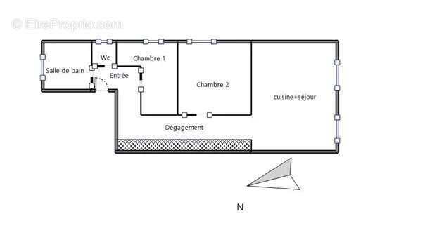 Appartement à PARIS-17E