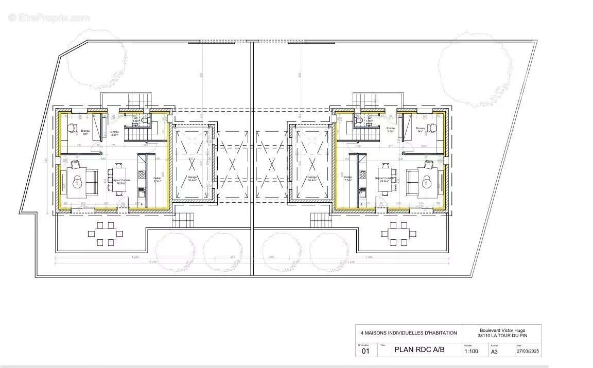 Maison à LA TOUR-DU-PIN