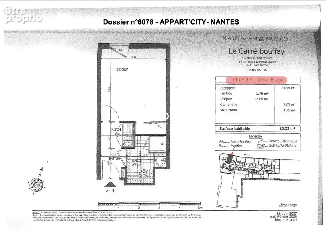 Appartement 1 pièce 19 m² à vendre à Nantes (44000) - photo 4