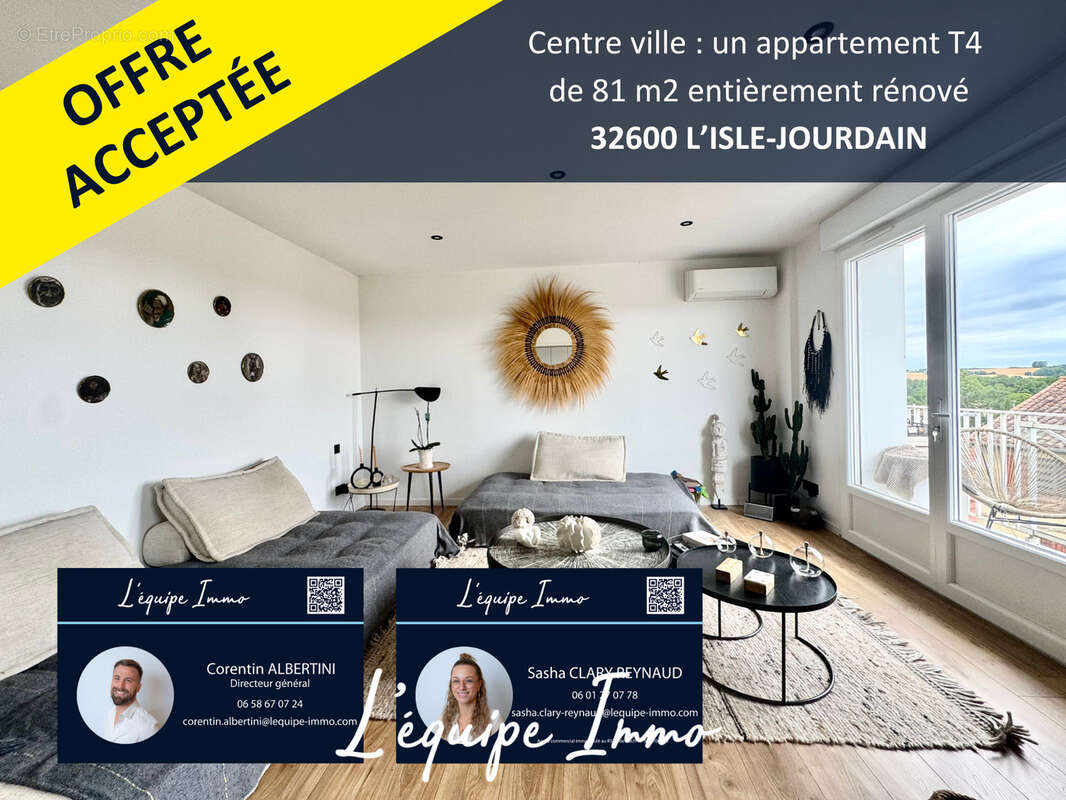 Appartement à L'ISLE-JOURDAIN
