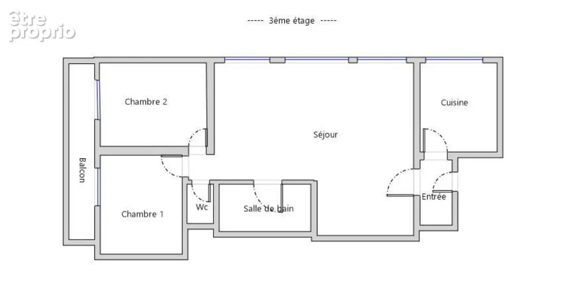 Ravissant appartement - 3 pièces - 68 m2 - balcon- parking- cave - photo 12