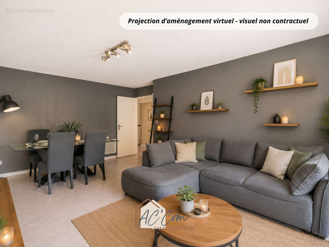 Appartement t4 79.65m2 en dernier etage avec terrasse et 2 parking en sous-sol - photo 5