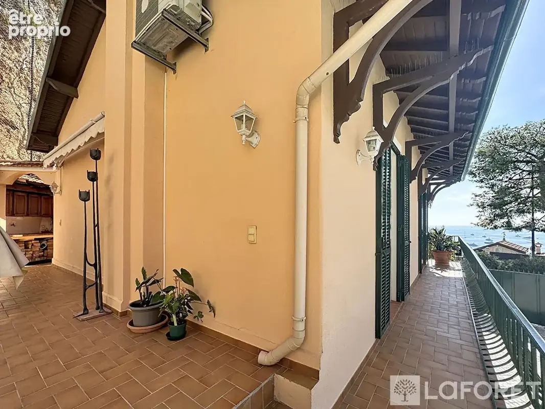 Maison 5P Roquebrune Cap Martin avec vue mer - photo 6