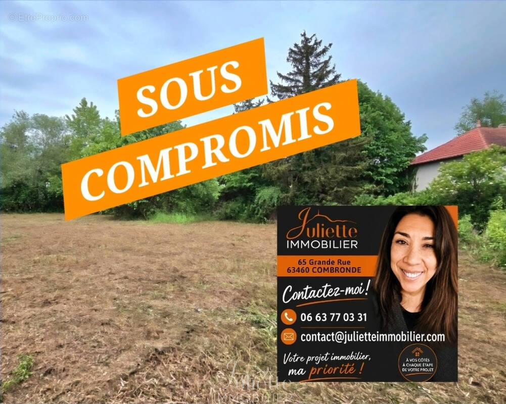 Terrain à COMBRONDE