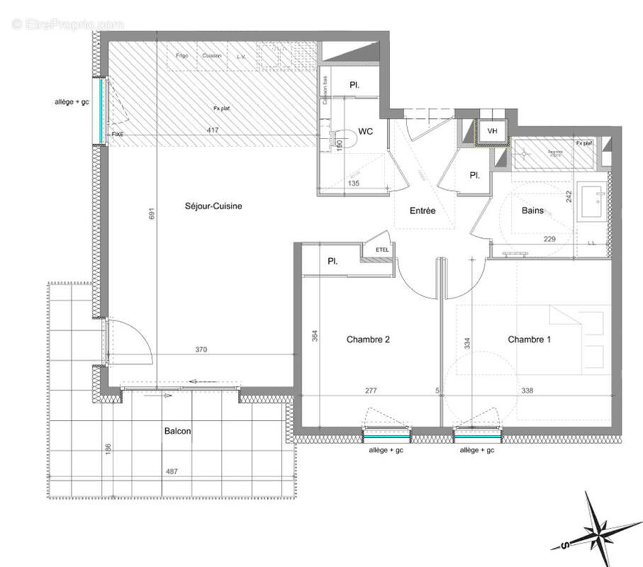 Appartement à THONON-LES-BAINS