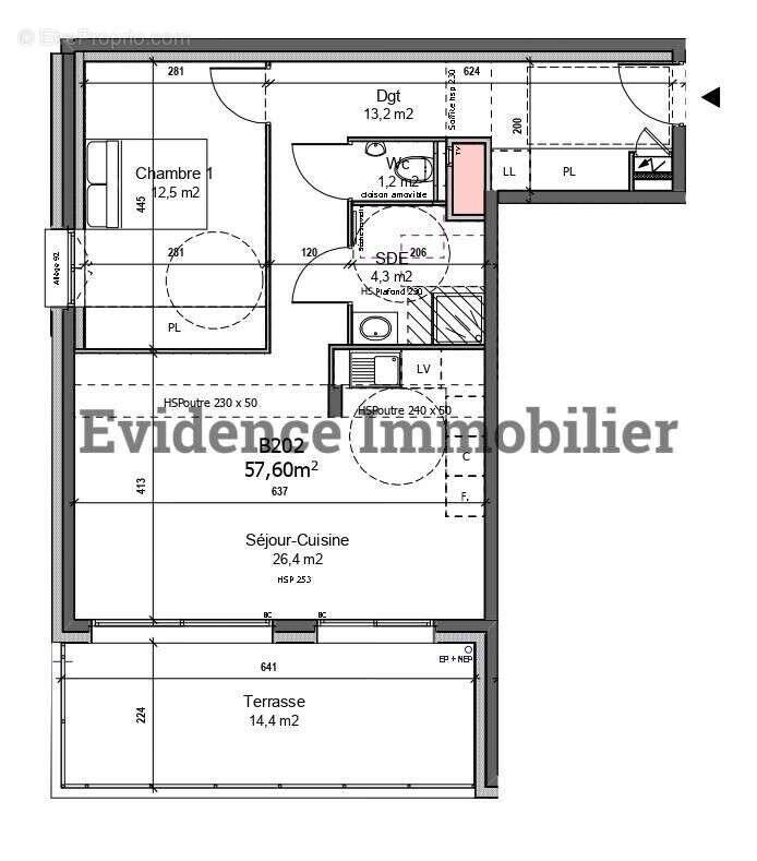 Appartement à ALBERTVILLE