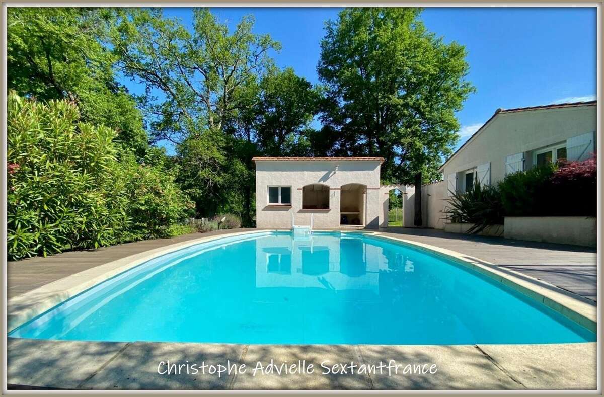 Maison contemporaine , studio d'invités, garage, piscine , pool house sur 5090 M2 de parc - photo 15