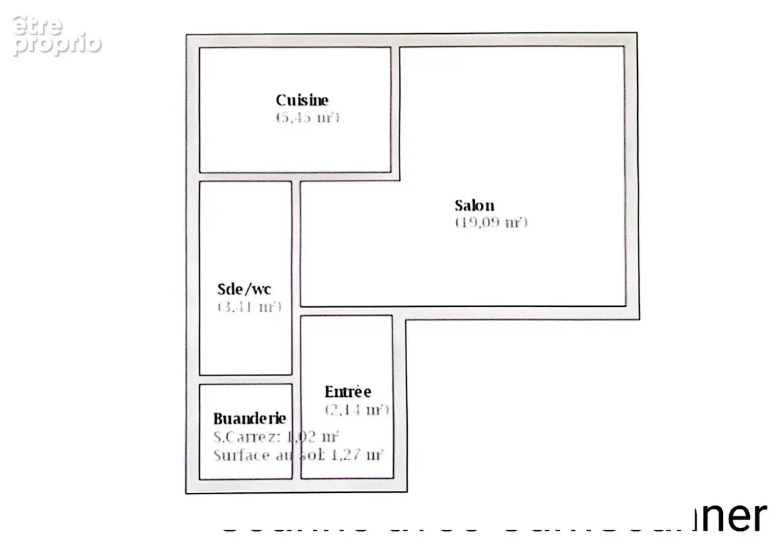 À VENDRE   F1 de 32 m2 avec parking et cave   Idéal investissement locatif - photo 2