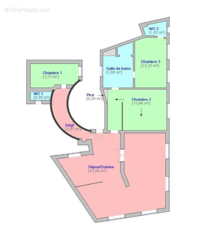 Appartement à PARIS-10E