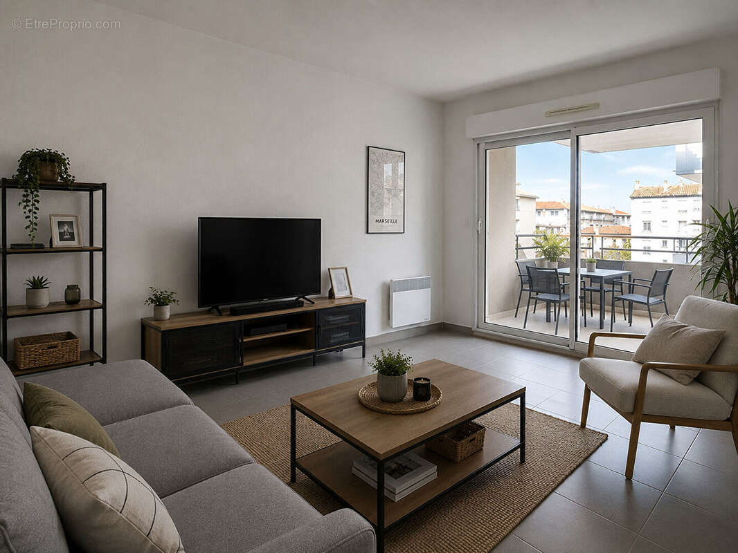 Appartement t3 - terrasse & parking - photo 3