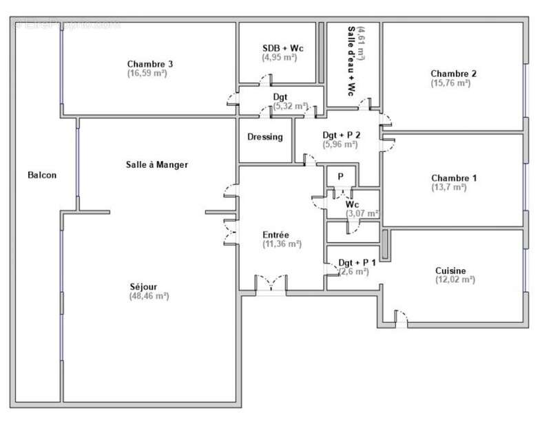 Appartement à SAINT-CLOUD