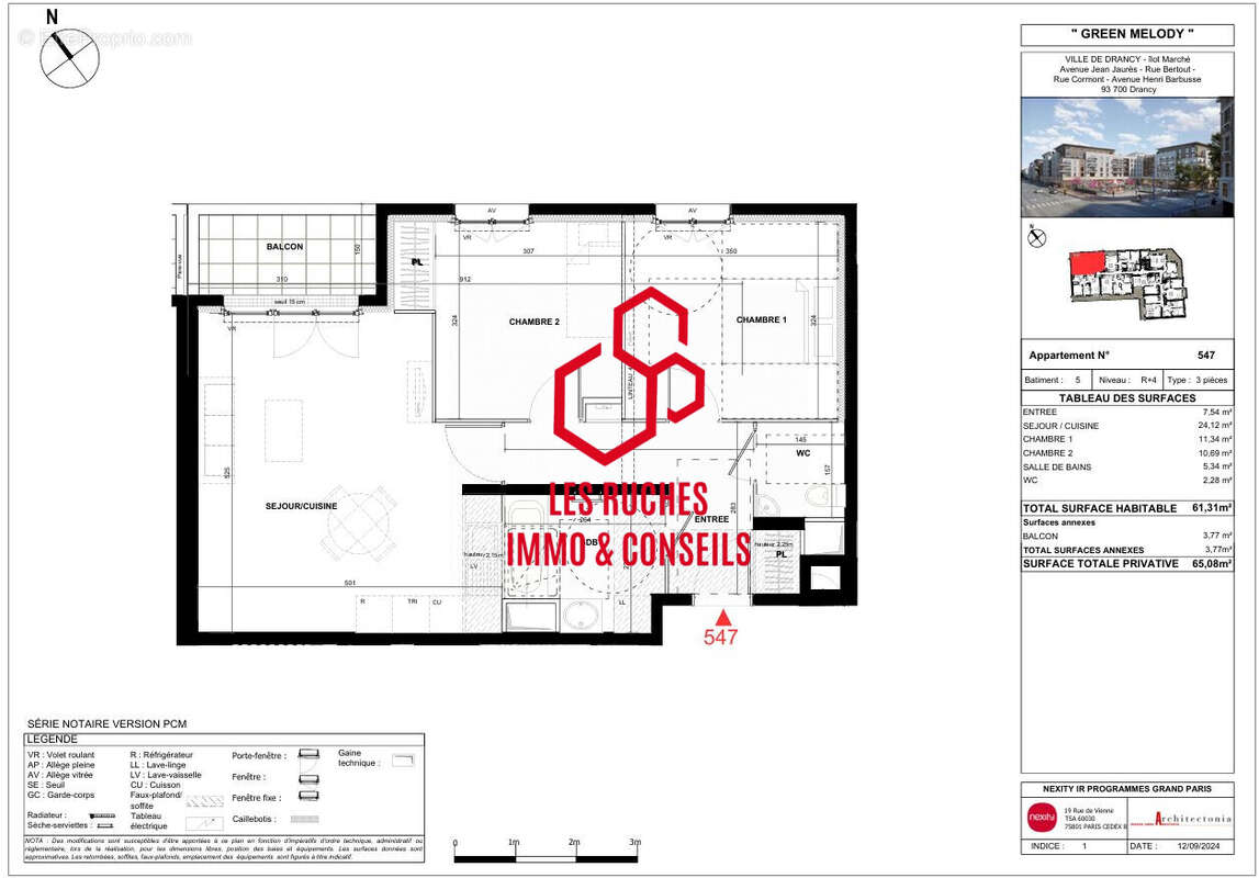 Appartement à DRANCY
