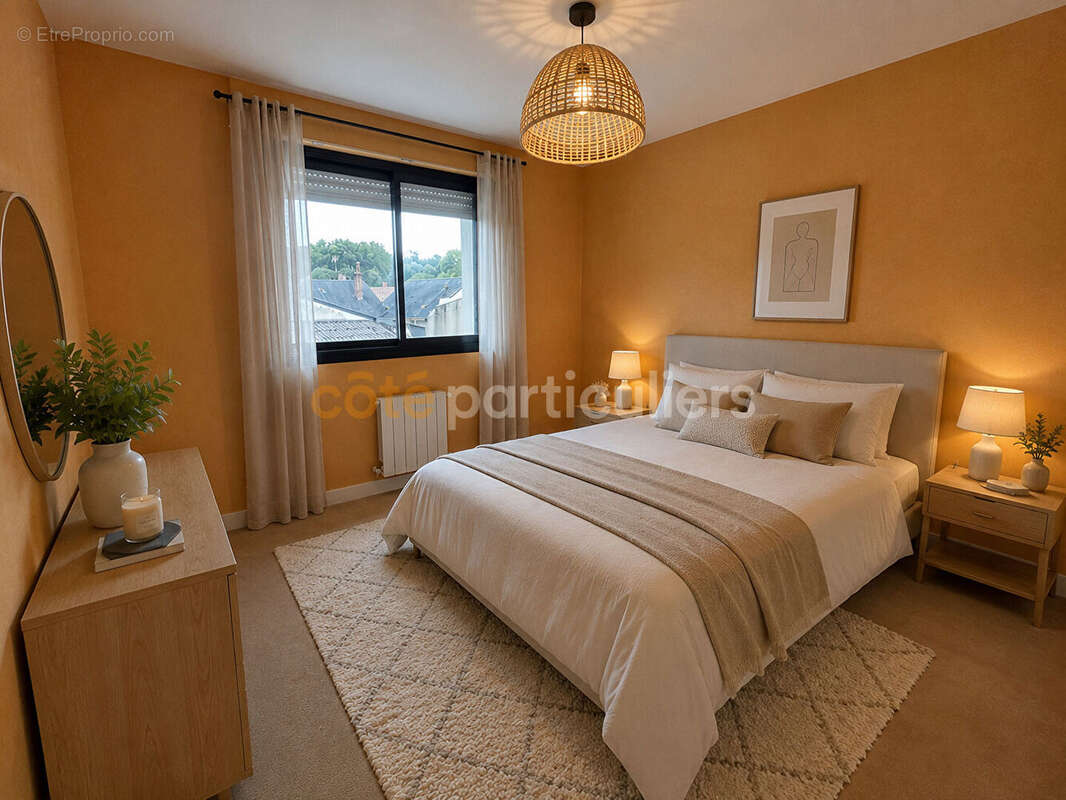 Saint-jean-de-monts -- centre-ville -- appartement t4 -- 3 chambres -- 116 m2  -- parking box ferme -- terrasse - photo 8
