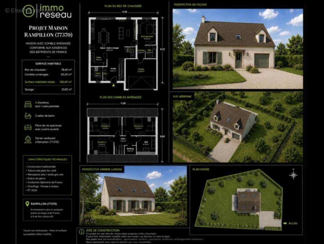 Terrain 803 m² à Nangis  - photo 5