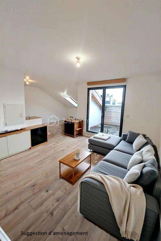 A vendre F2 de 47,4 m² – Dernier étage – Balcon – Parking couvert – Éco-quartier de Ris-Orangis - photo 4