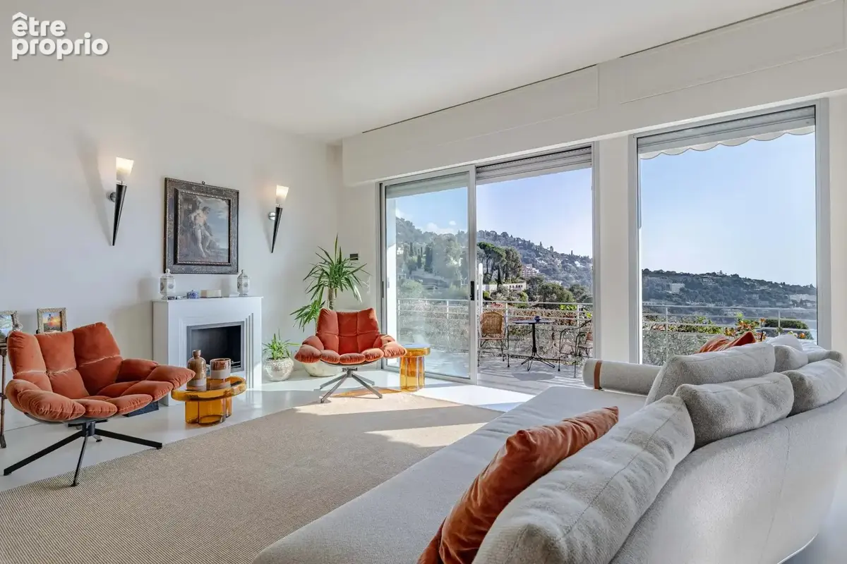 Villefranche sur Mer - Spectaculaire 3p avec terrasse et jardin vue panoramique, garage partagé en sus - photo 5