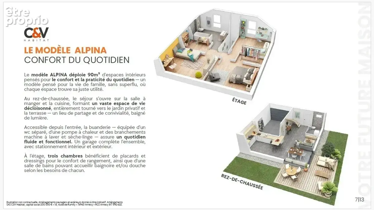 Vieugy, maison neuve T4 de 90m² - photo 2