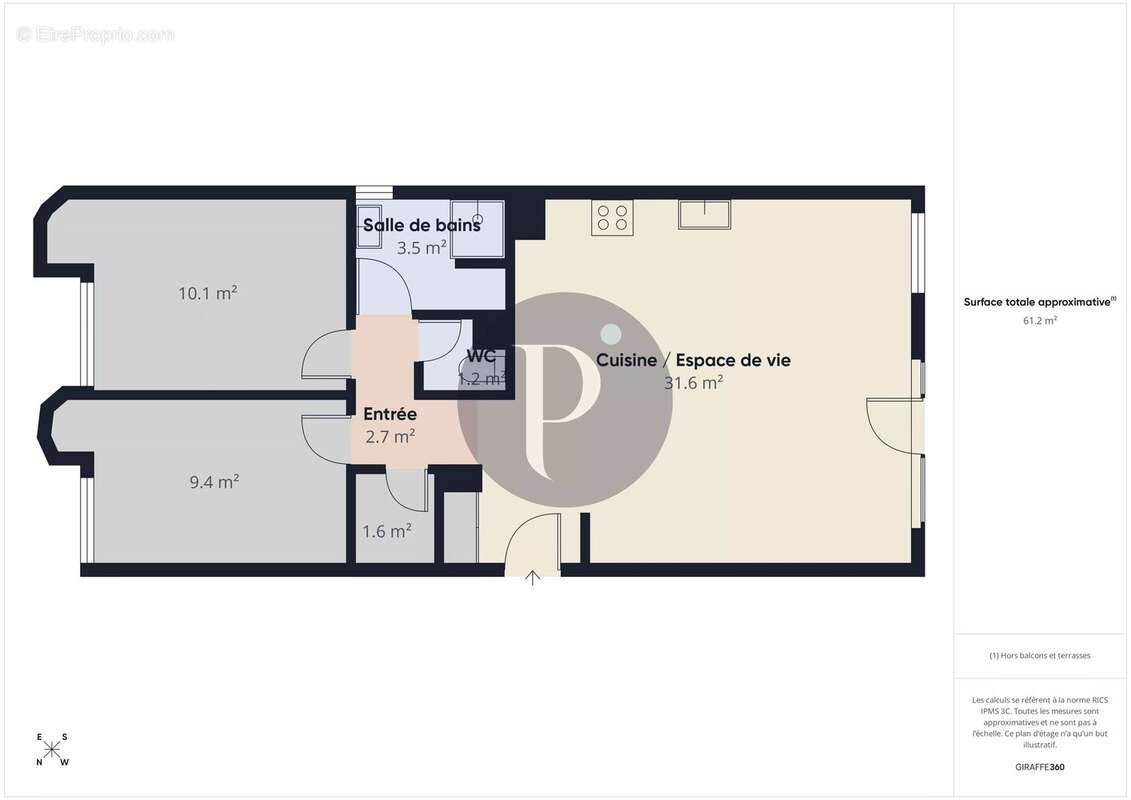 Appartement à VERRIERES-LE-BUISSON