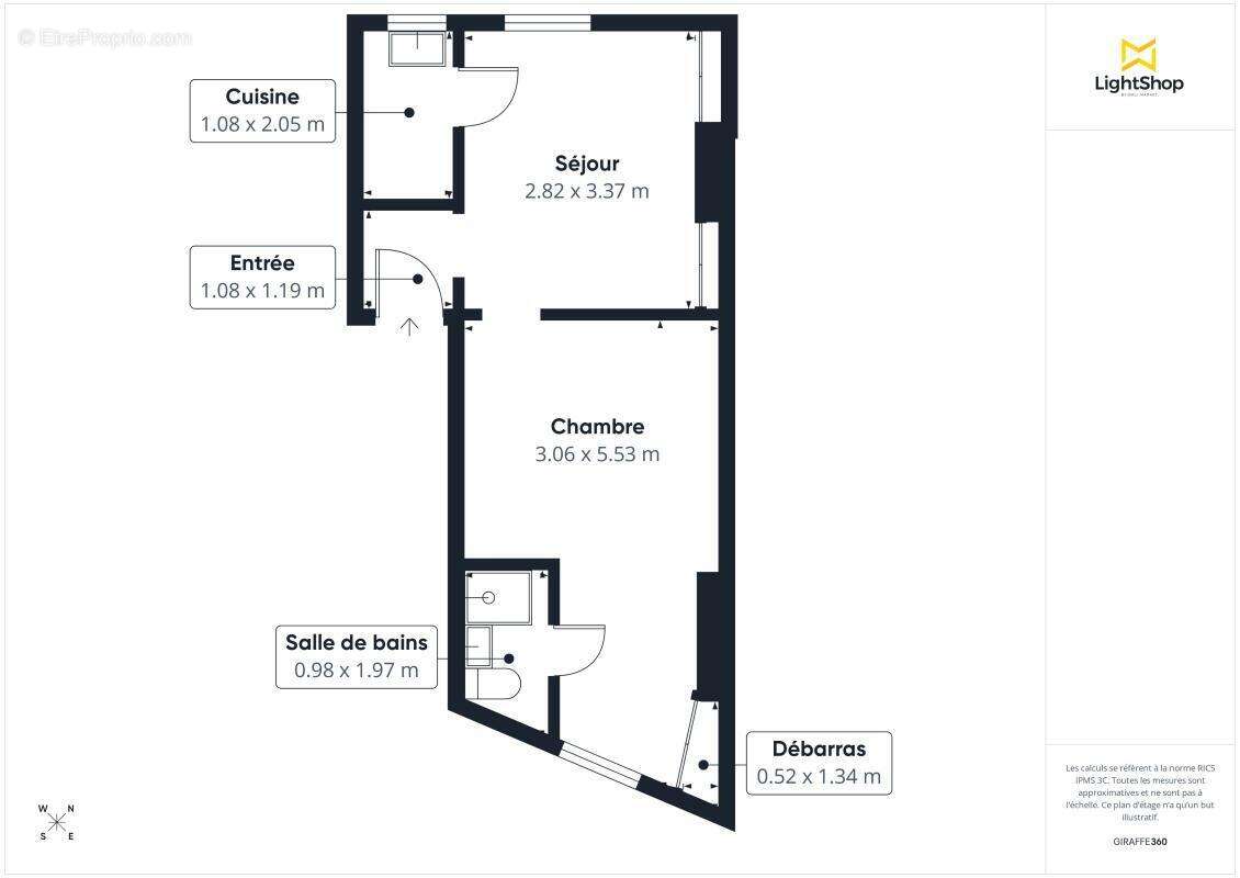 Appartement à PARIS-15E