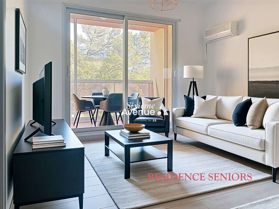 Studio de 27 m² avec une cave - RESIDENCE SENIORS - photo 2