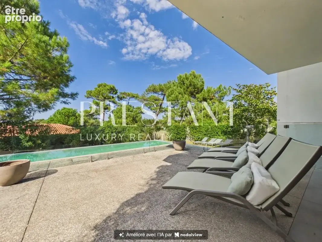 Vente villa contemporaine darchitecte 330 m² à Anglet Chiberta. Vue golf et lac, 5 suites, piscine , Proximité plages. - photo 11