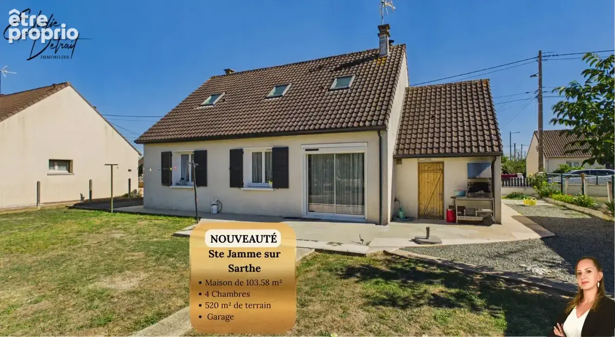 Maison à SAINTE-JAMME-SUR-SARTHE