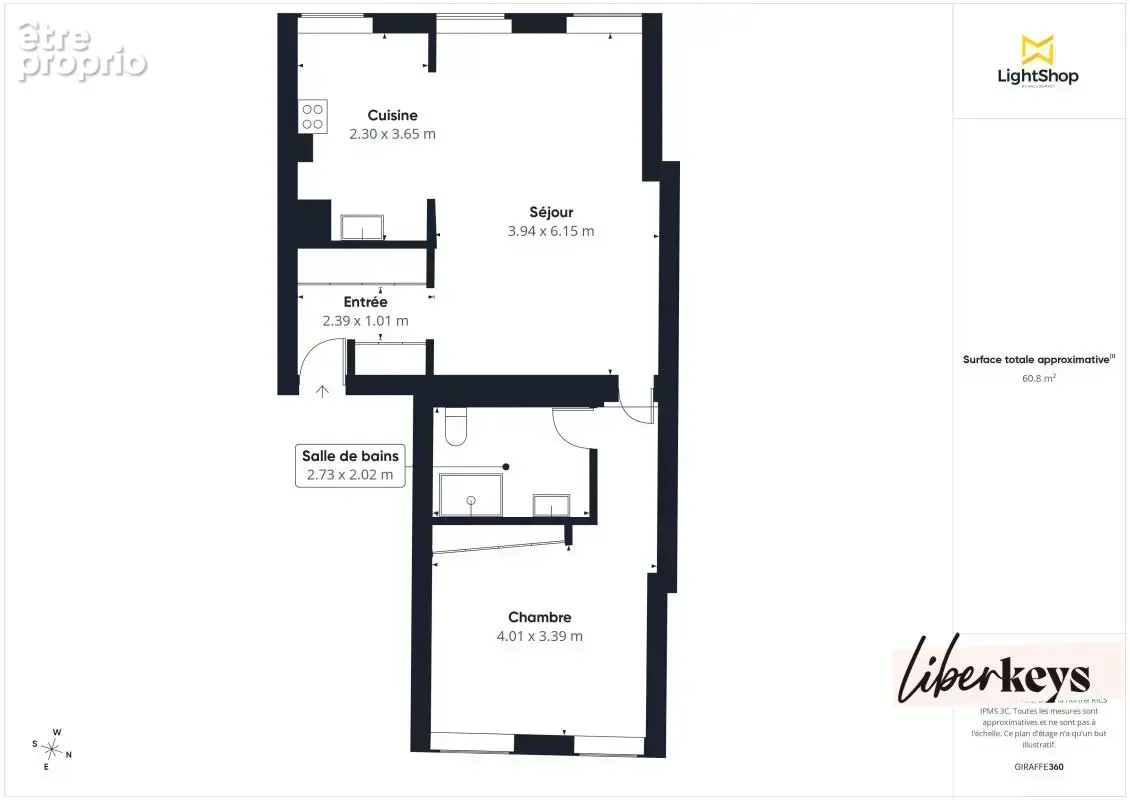 Appartement 2 pièces Traversant de 60 m² –  Pey Berland Hypercentre - photo 11