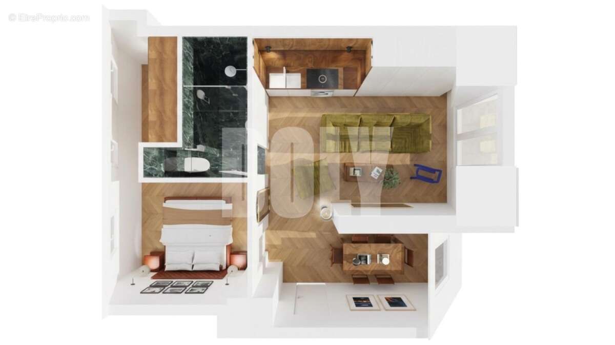Doly - rue rougemont - 3 pieces - photo 10