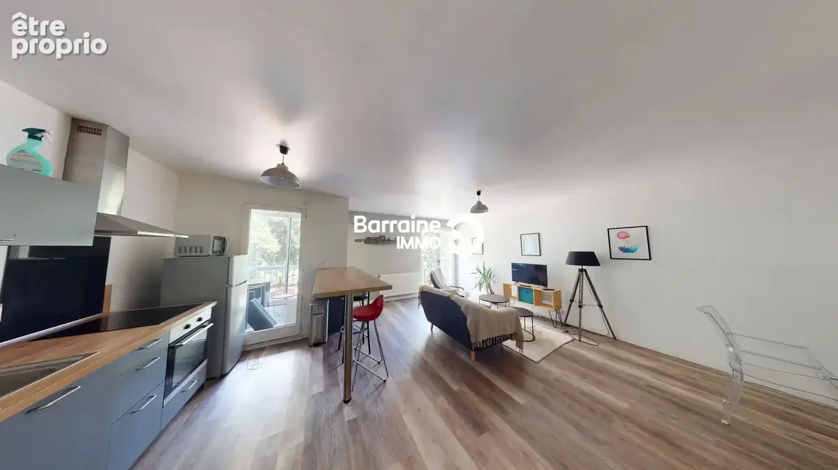 A vendre- lorient lanveur- appartement 3 chambres de 78 m²- garage et patio - photo 4