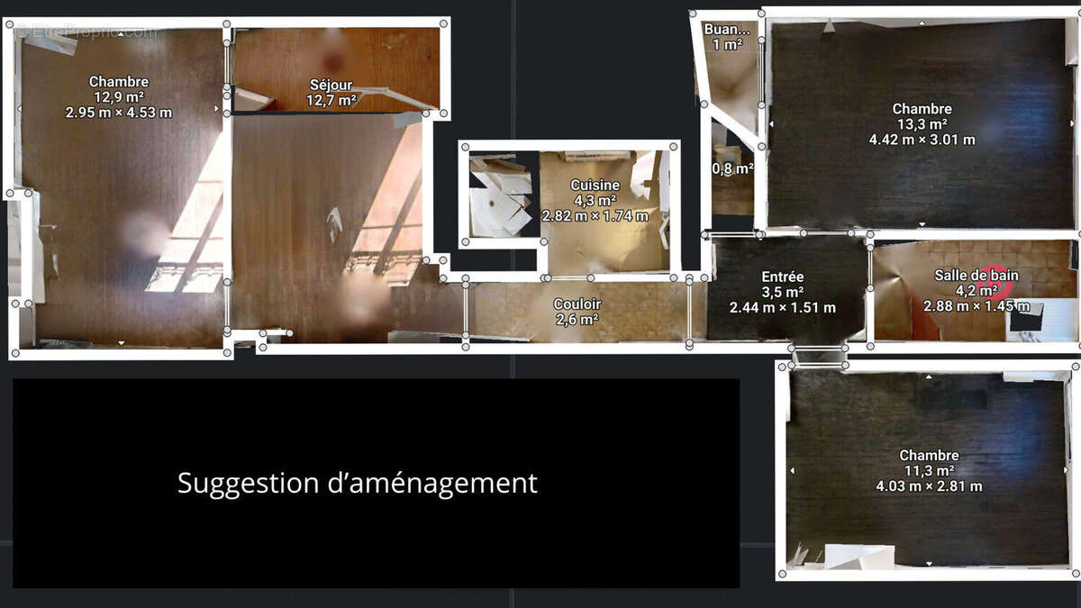 Appartement à PARIS-15E