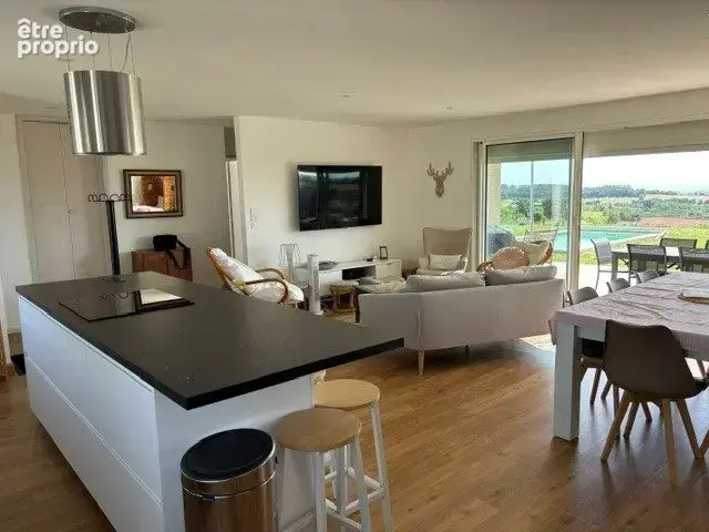 Maison rénovée avec piscine et vue exceptionnelle sur le Vercors et les Alpes   Saint-Jean-de-Muzols - photo 14