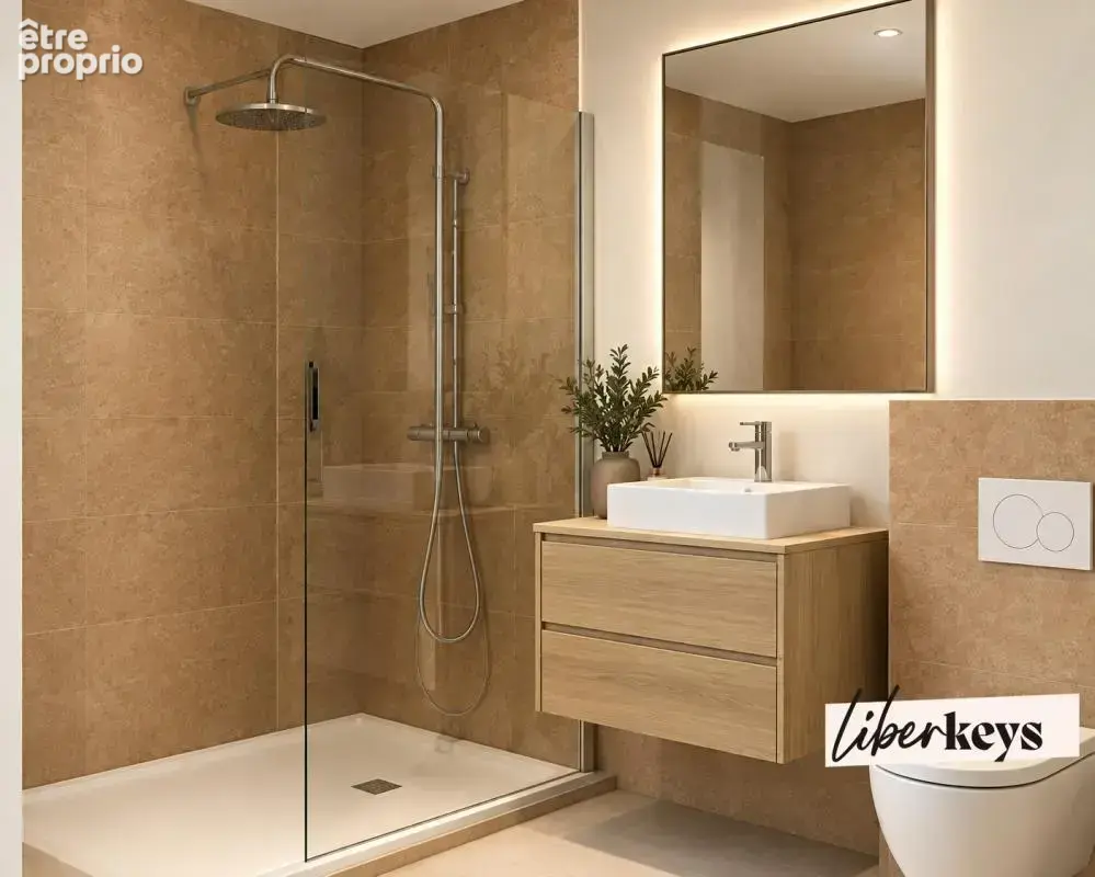 CUCURON - T1 NEUF 32 m² – A pied du centre du village - photo 3