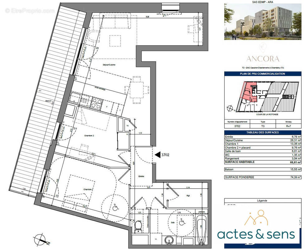 Appartement à CHAMBERY