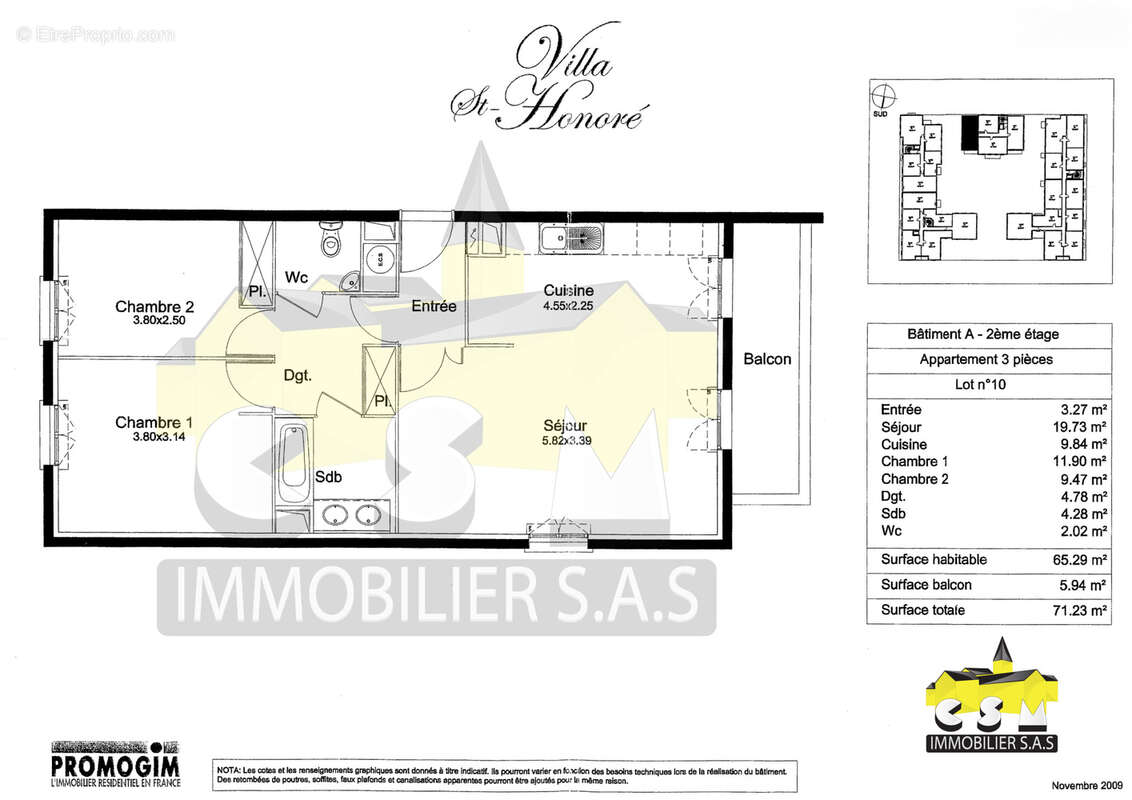 Appartement à SERRIS