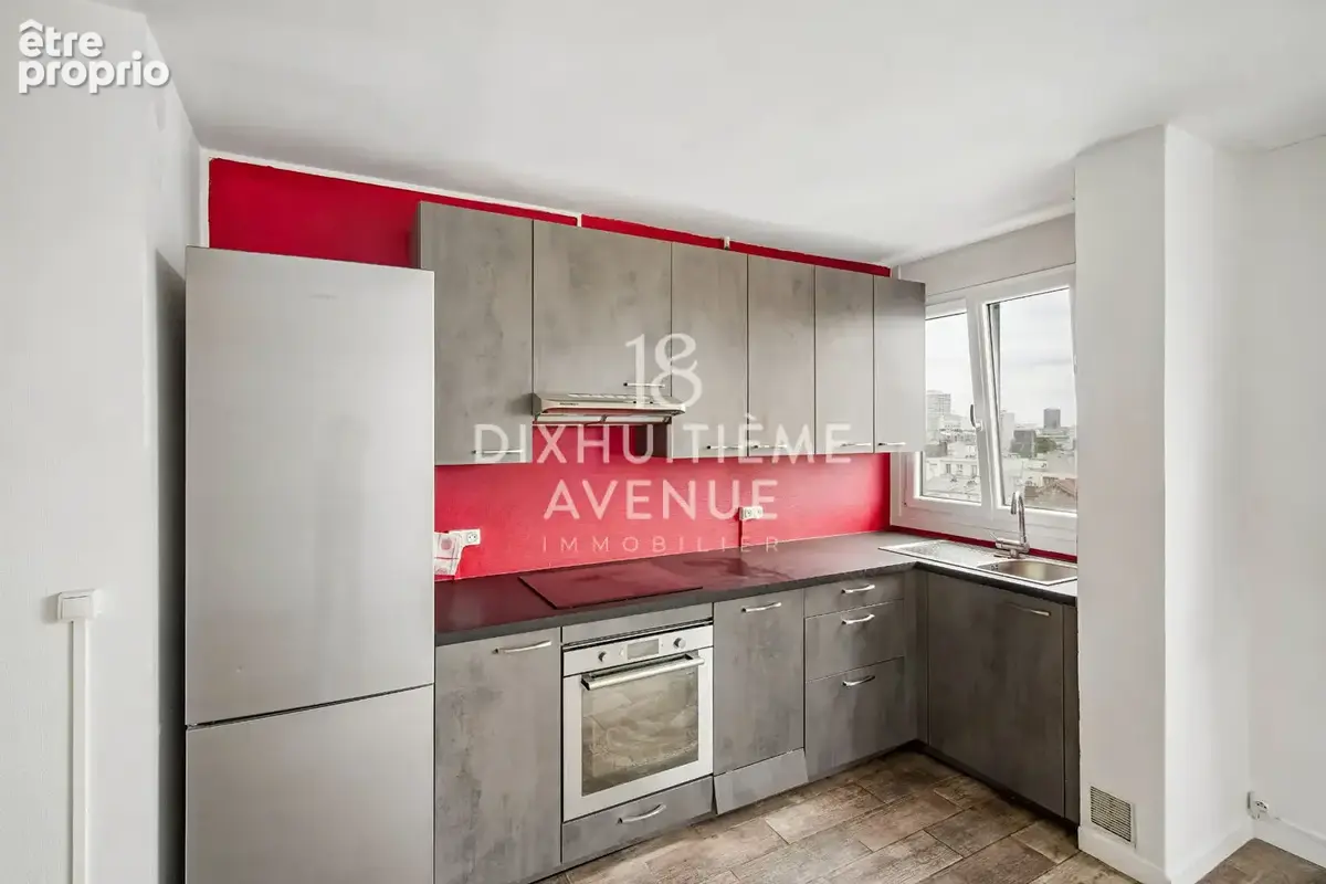 Rue des Poissonniers, 2 pièces 46m² 7ème étage ascenseur - photo 4