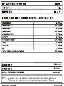 Appartement à PARIS-13E