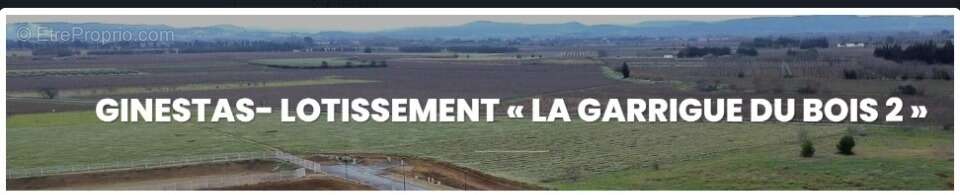 Terrain à GINESTAS