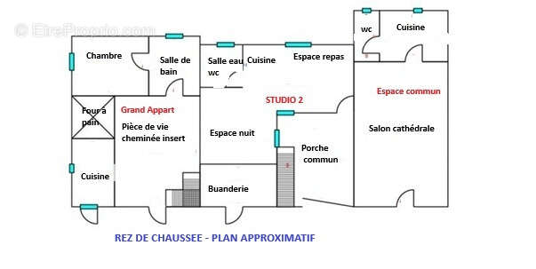 Joli ensemble immobilier à la campagne, 4 ou 5 logis, idéal résidence secondaire d'amis ! - photo 75