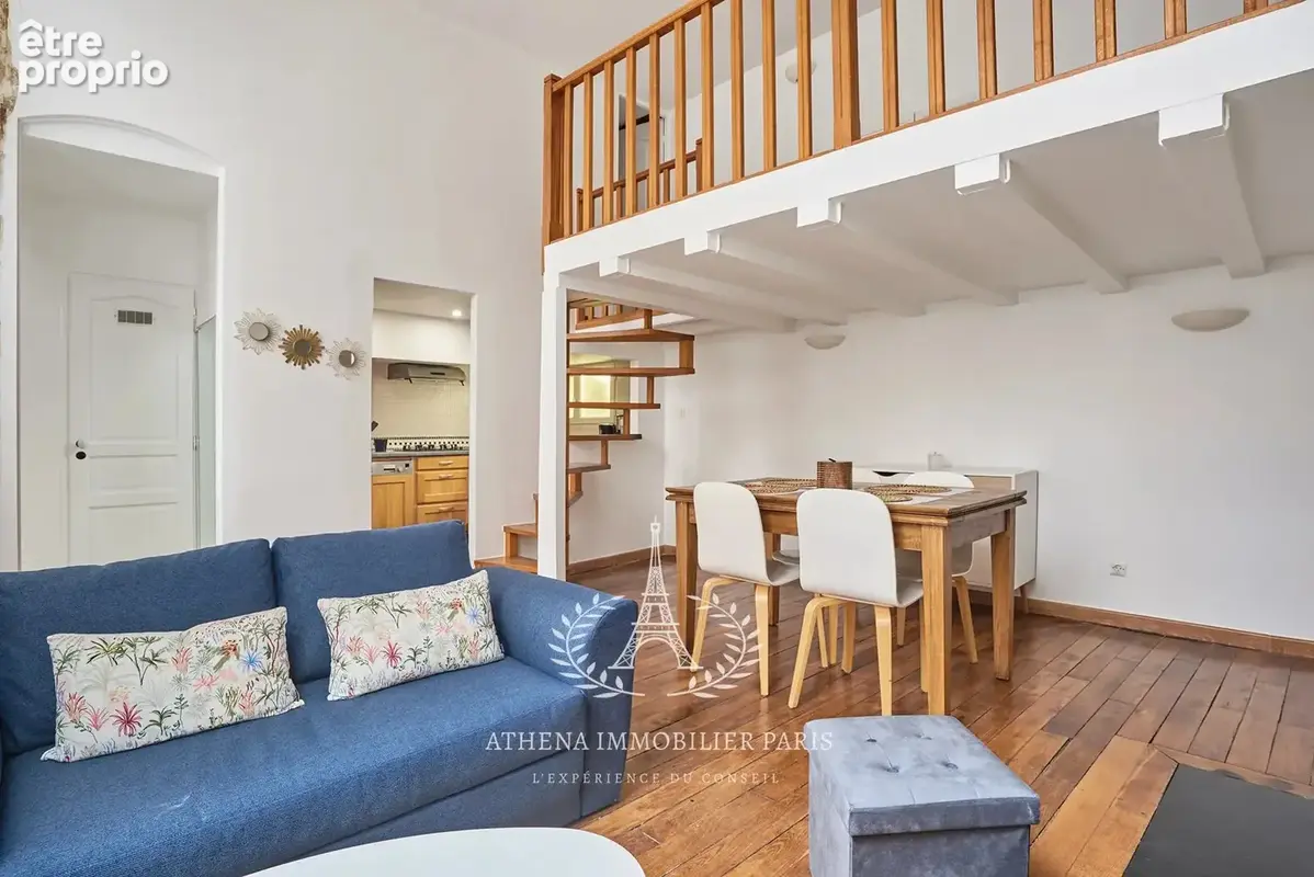 75004  ÎLE SAINT-LOUIS – Duplex en parfait état - photo 2