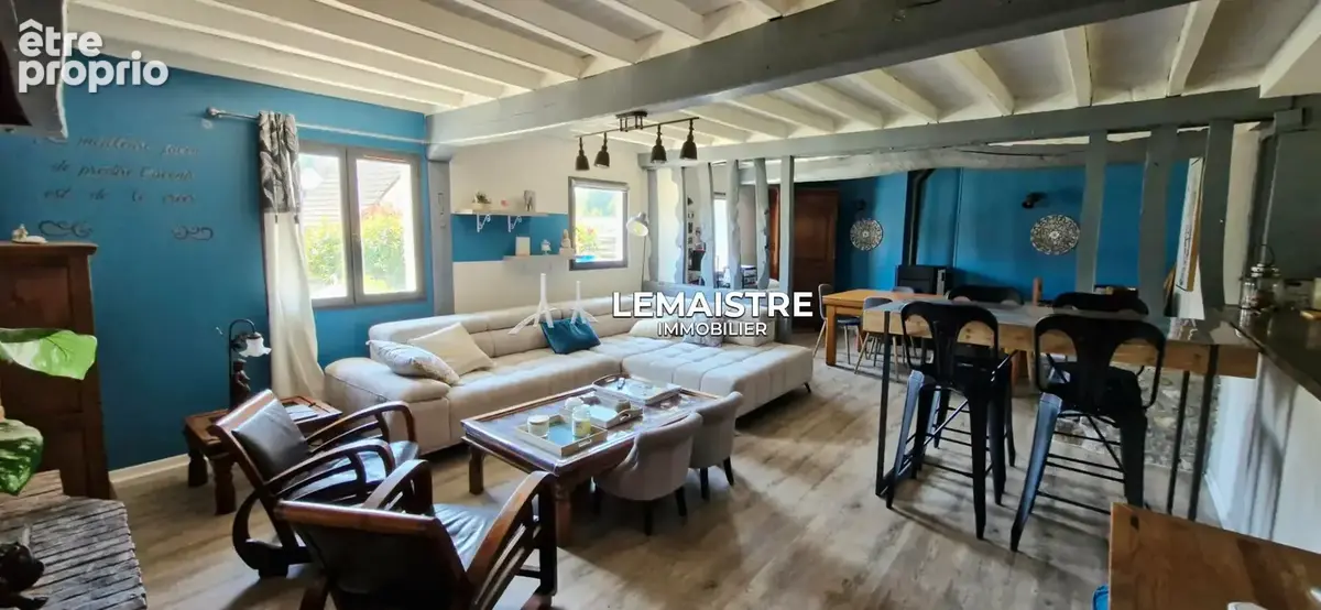 Longère de plain-pied à vendre - Axe Héricourt / Doudeville - 130 m²  -3 chambres - Terrain de 1 000 m² - photo 1